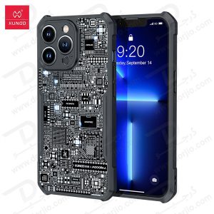 خرید قاب لوکس طلایی iPhone 15 Pro مارک XUNDD سری GOLD MOOOPAA