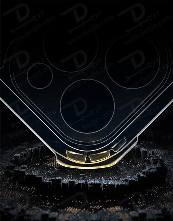 خرید قاب لوکس طلایی iPhone 15 Pro مارک XUNDD سری GOLD MOOOPAA