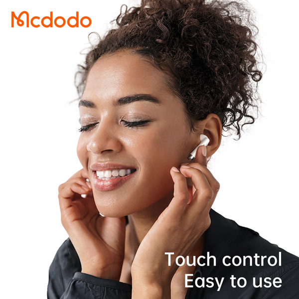 خرید هندزفری بلوتوثی با حذف نویز ENC و کابل شارژ مک دودو Mcdodo HP-803