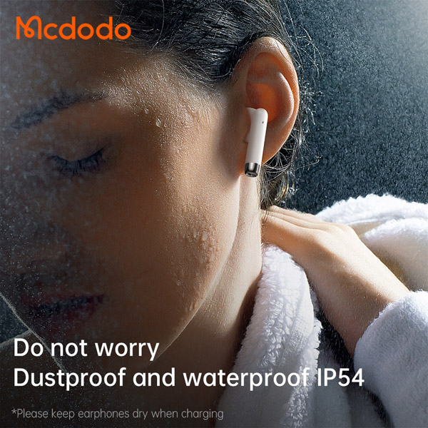 خرید هندزفری بلوتوثی با حذف نویز ENC و کابل شارژ مک دودو Mcdodo HP-803