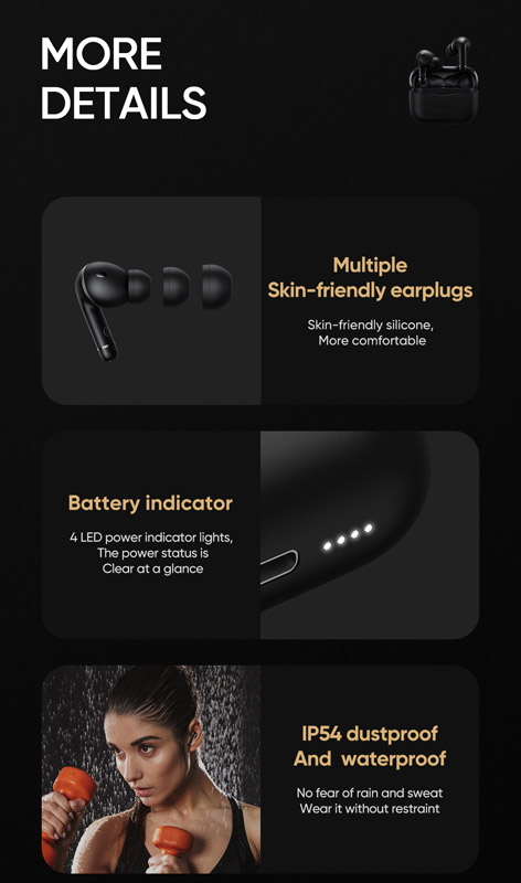 خرید هندزفری بلوتوثی شارژ وایرلس با حذف نویز ANC و ENC مک دودو Mcdodo HP-8010