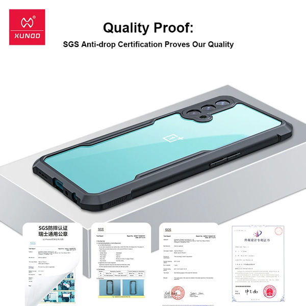 خرید کریستال شیلد شفاف گوشی OnePlus Nord CE 5G مارک XUNDD سری Beatle