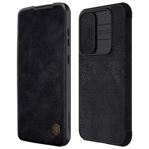 خرید کیف چرمی محافظ دوربین دار Samsung Galaxy A55 مارک نیلکین مدل Qin Pro Leather