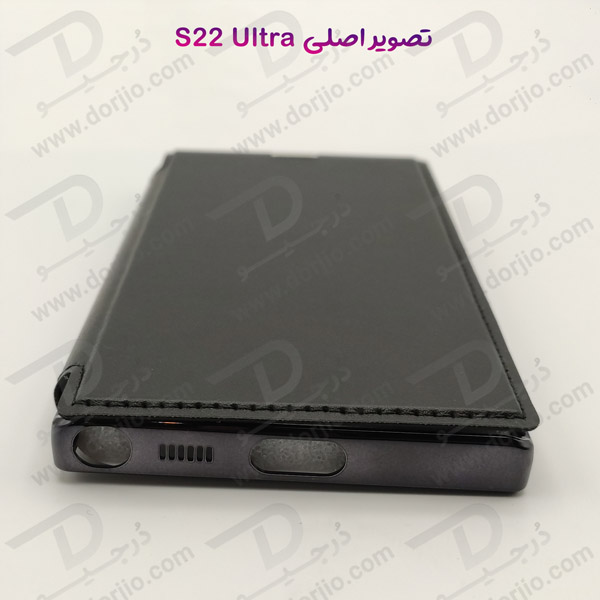 خرید کیف کلاسوری پشت شفاف مگ سیف محافظ لنز دار Samsung Galaxy S22 Ultra