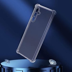 خرید گارد ژله ای شفاف ایربگ دار با محافظ دوربین Samsung Galaxy S24 Plus