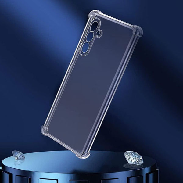 خرید گارد ژله ای شفاف ایربگ دار با محافظ دوربین Samsung Galaxy S24 PLUS