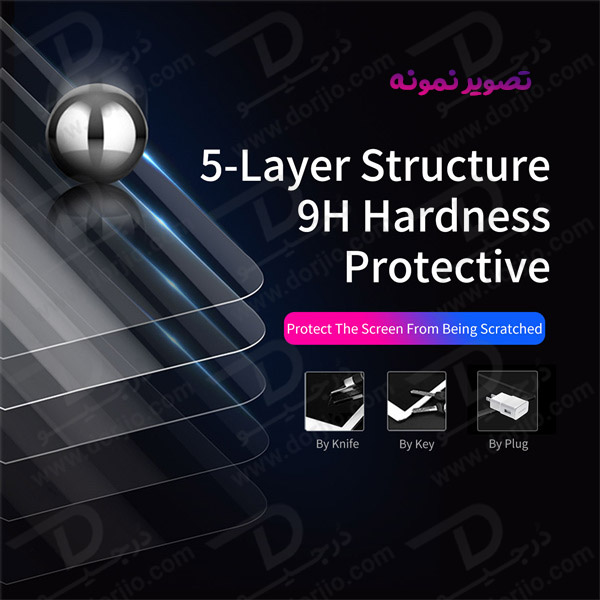 خرید گلس شیشه ای شفاف تبلت iPad Pro 11 2018 مدل AXE Series HD مارک XUNDD