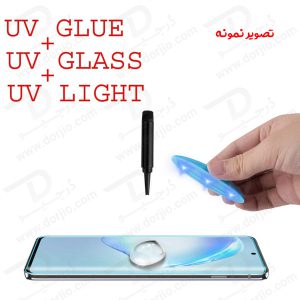 خرید گلس UV تمام شفاف تمام صفحه Samsung Galaxy S23 Plus