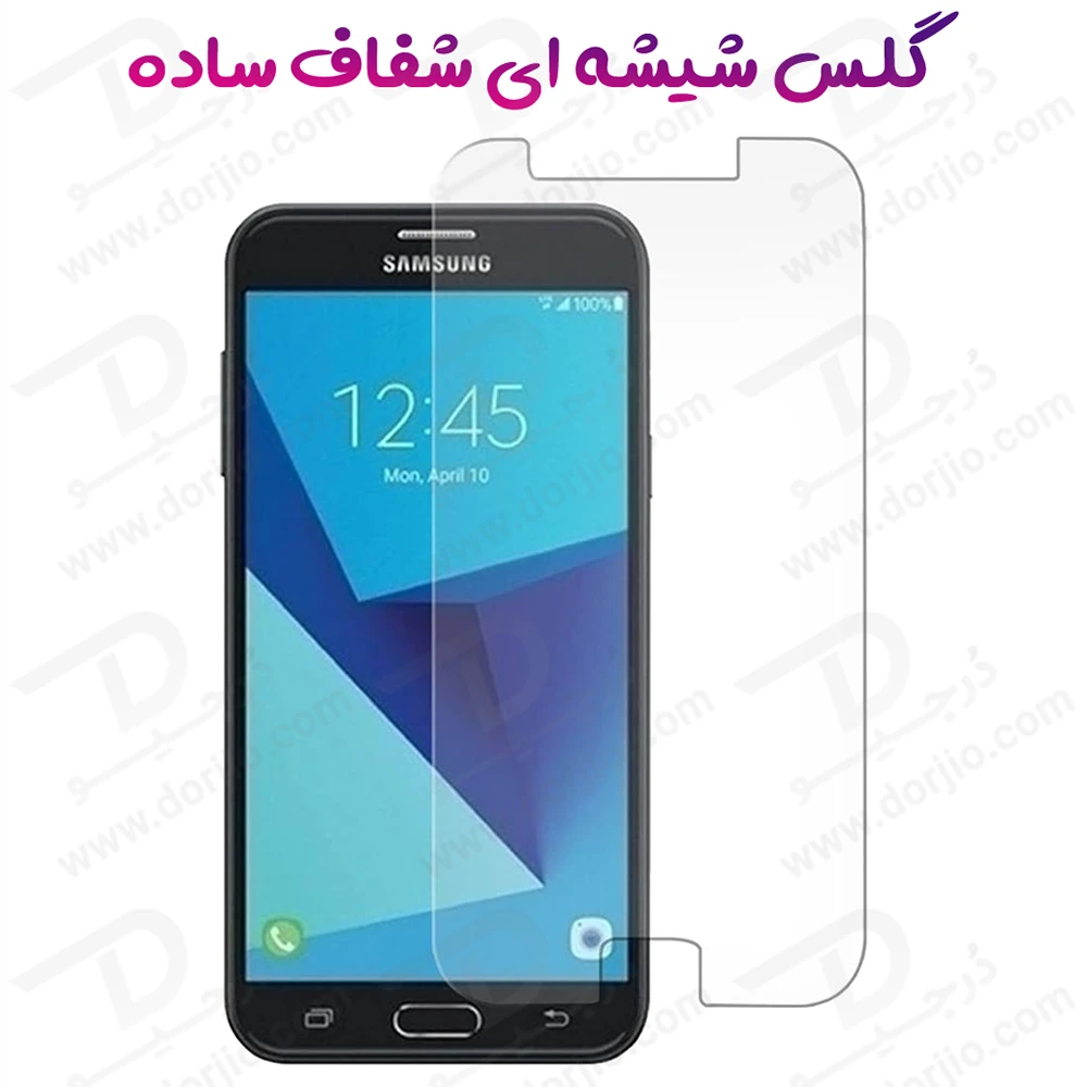 گلس شفاف بدون حاشیه Samsung Galaxy J7