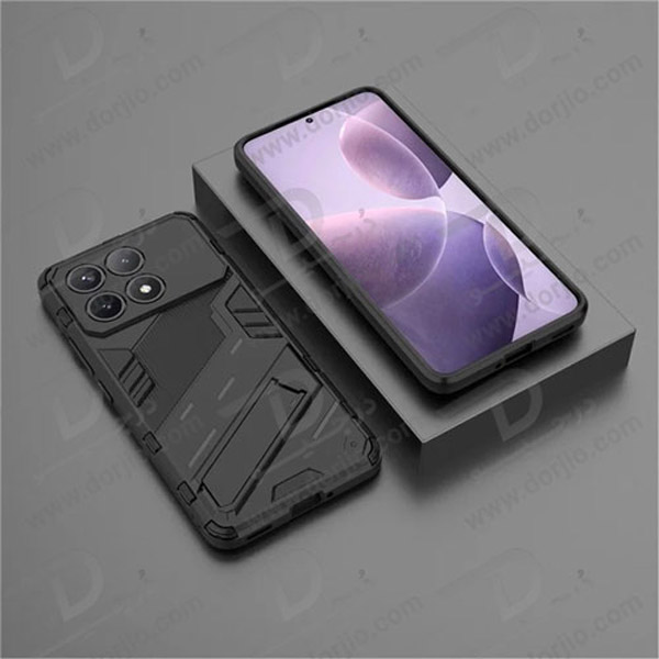 خرید قاب ضد ضربه استند دار Xiaomi Redmi K70E مارک BIBERCAS
