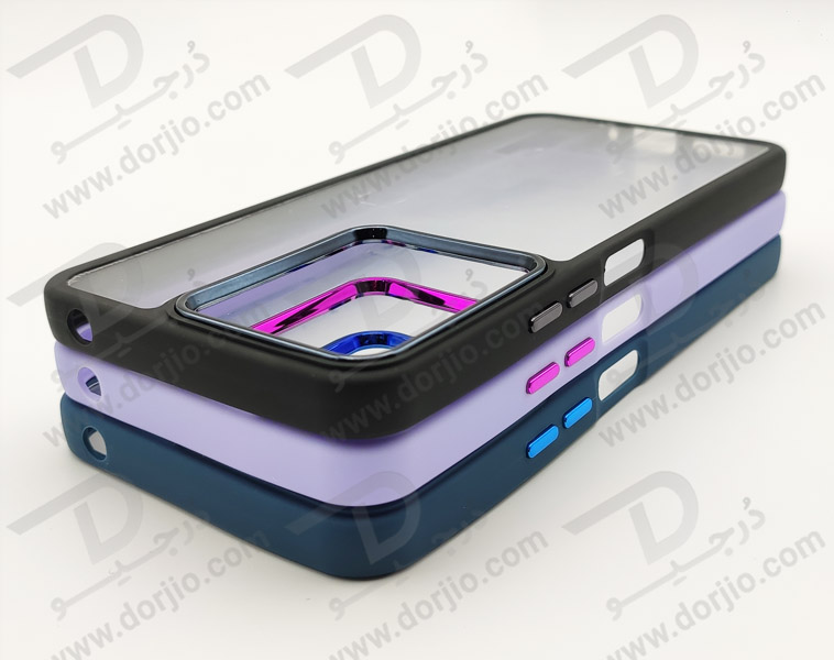 خرید قاب شفاف فریم ژله ای رنگی Xiaomi Poco X6 5G خرید قاب شفاف فریم ژله ای رنگی Xiaomi Poco X6 5G