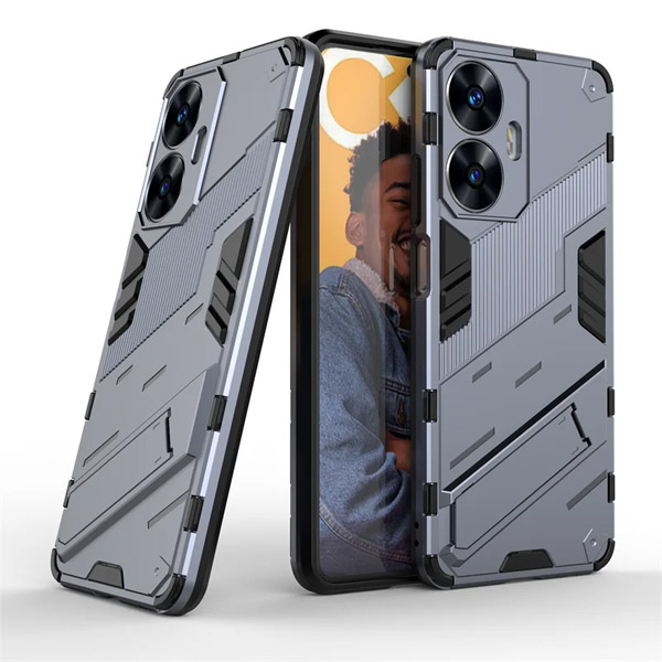 خرید قاب ضد ضربه استند دار گوشی Realme C55 مارک BIBERCAS