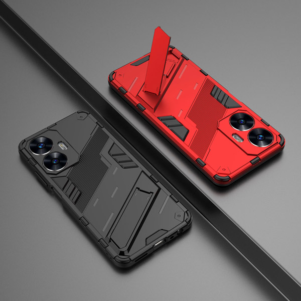 خرید قاب ضد ضربه استند دار Realme C55 مارک BIBERCAS