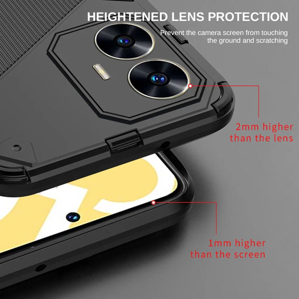 خرید قاب ضد ضربه استند دار Realme C55 مارک BIBERCAS