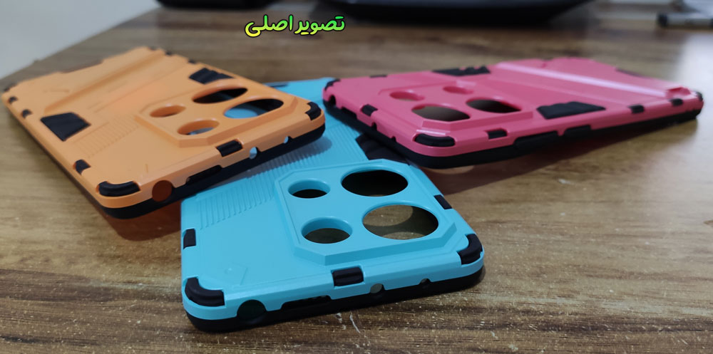 خرید قاب ضد ضربه استند دار Xiaomi Redmi Note 13 Pro 4G مارک BIBERCAS
