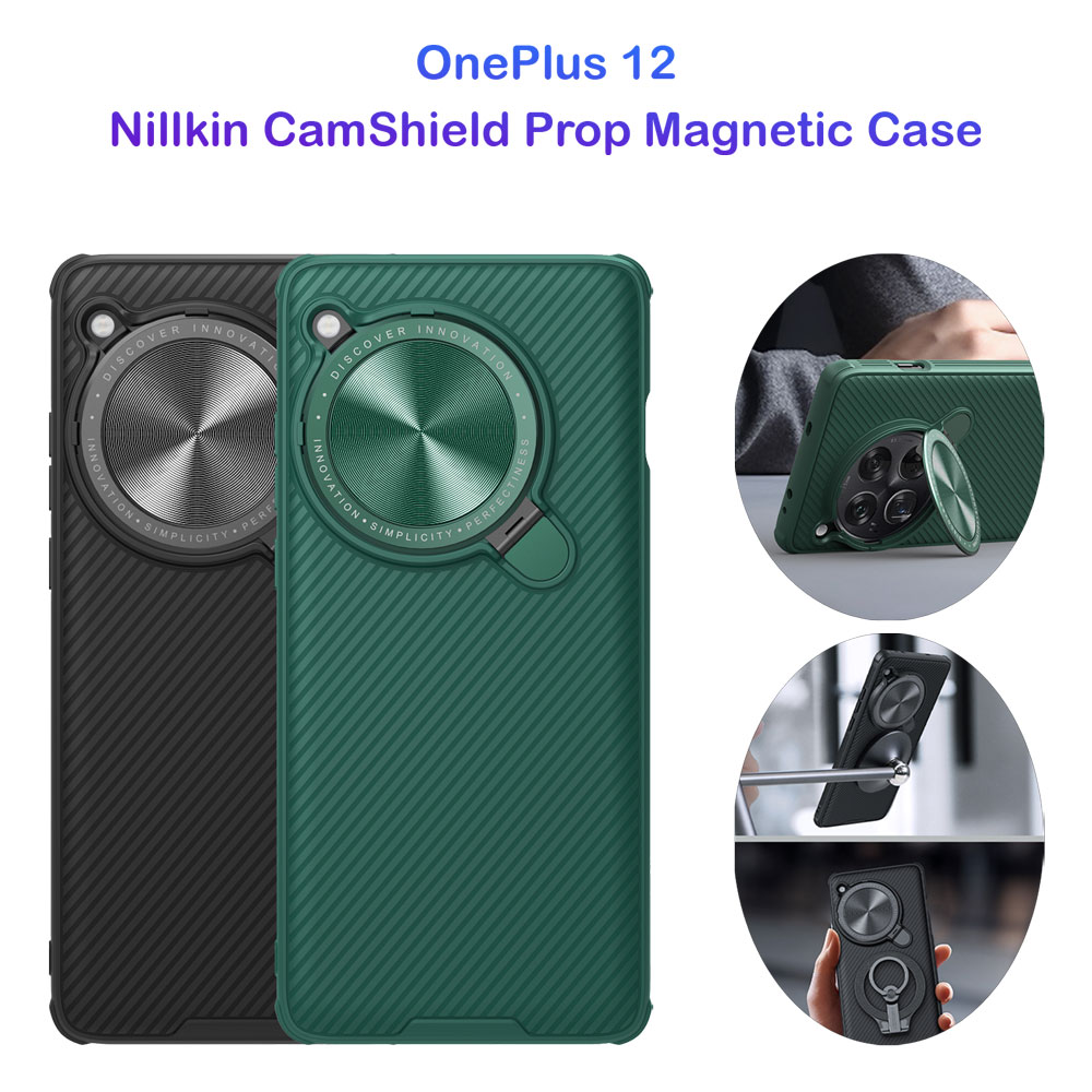 قاب ضد ضربه مگنتی کمرا استند نیلکین OnePlus 12 مدل Camshield Prop Magnetic