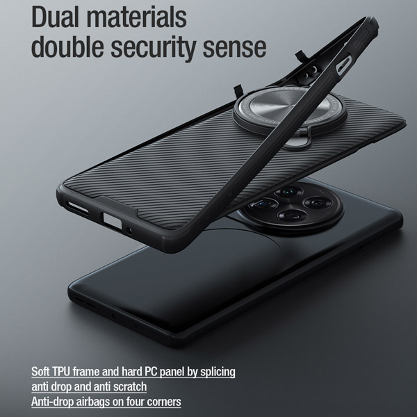 خرید قاب ضد ضربه مگنتی کمرا استند نیلکین OnePlus 12 مدل Camshield Prop Magnetic