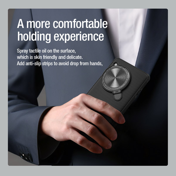 خرید قاب ضد ضربه مگنتی کمرا استند نیلکین OnePlus 12 مدل Camshield Prop Magnetic