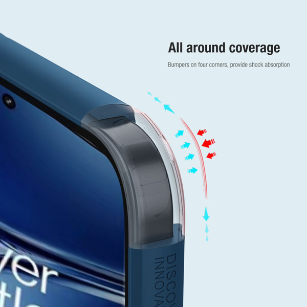 خرید قاب ضد ضربه نیلکین OnePlus Ace 3 مدل Super Frosted Shield Pro