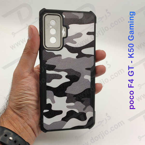 خرید قاب طرح چریکی Xiaomi Redmi K50 Gaming مارک XUNDD سری Beatle Army