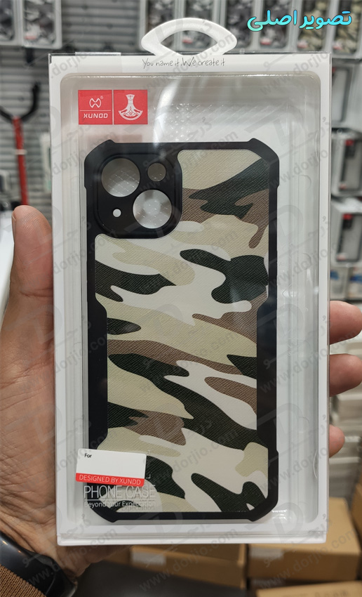 خرید قاب طرح چریکی iPhone 13 Mini مارک XUNDD سری Beatle Army