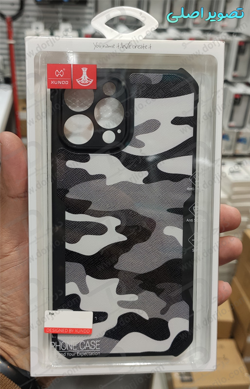 خرید قاب طرح چریکی iPhone 15 Pro Max مارک XUNDD سری Beatle Army