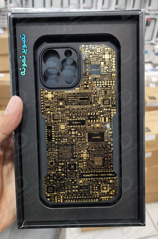 خرید قاب لوکس طلایی iPhone 14 Plus مارک XUNDD سری GOLD MOOOPAA