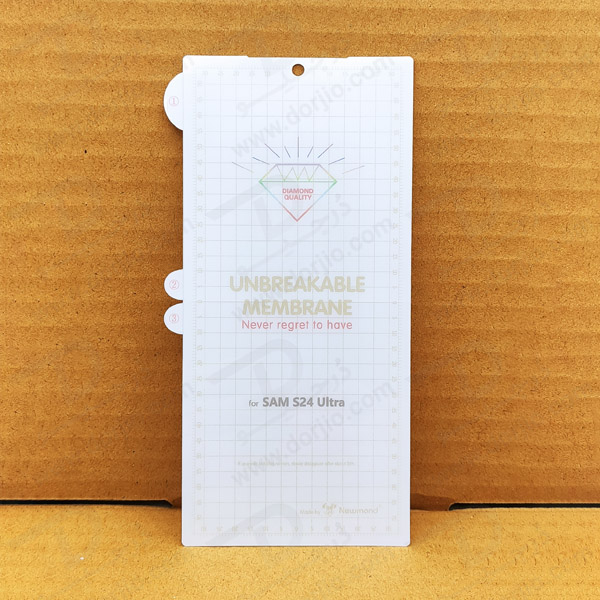 خرید نانو برچسب هیدوروژل شفاف صفحه نمایش Samsung Galaxy S24 Ultra مدل Unbreakable Hydrogel