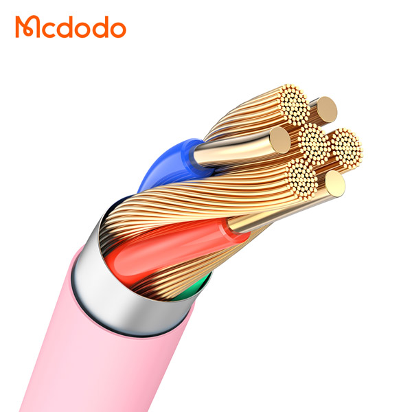 خرید کابل سیلیکونی 1.2 متری USB به Lightning نمایشگر LED مک دودو Mcdodo CA-191