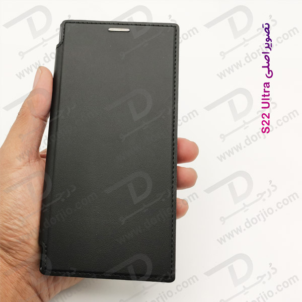 خرید کیف کلاسوری پشت شفاف مگ سیف محافظ لنز دار Samsung Galaxy S22 Ultra