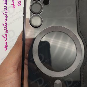 خرید کیف کلاسوری پشت شفاف مگ سیف محافظ لنز دار Samsung Galaxy S23 FE