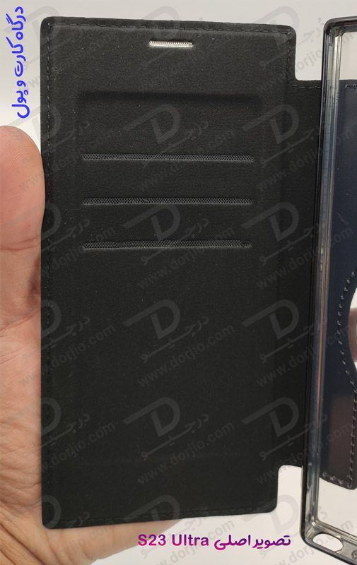 خرید کیف کلاسوری پشت شفاف مگ سیف محافظ لنز دار Samsung Galaxy S23 Ultra