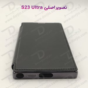 خرید کیف کلاسوری پشت شفاف مگ سیف محافظ لنز دار Samsung Galaxy S23 Ultra