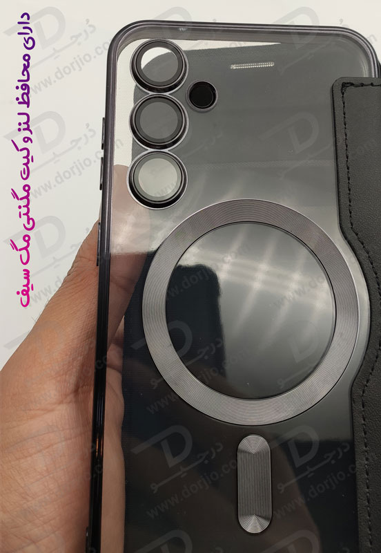 خرید کیف کلاسوری پشت شفاف مگ سیف محافظ لنز دار Samsung Galaxy S24 Plus خرید کیف کلاسوری پشت شفاف مگ سیف محافظ لنز دار Samsung Galaxy S24 Plus