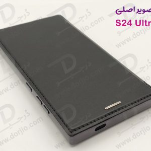 خرید کیف کلاسوری پشت شفاف مگ سیف محافظ لنز دار Samsung Galaxy S24 Ultra