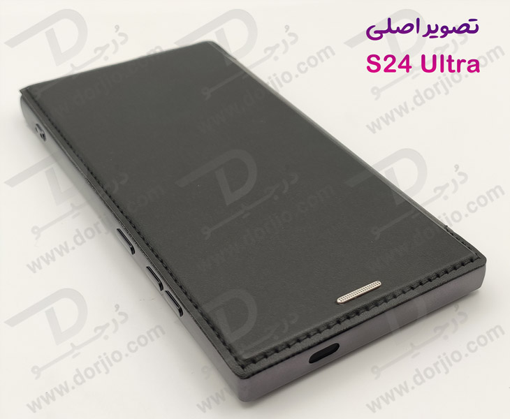 خرید کیف کلاسوری پشت شفاف مگ سیف محافظ لنز دار Samsung Galaxy S24 Ultra