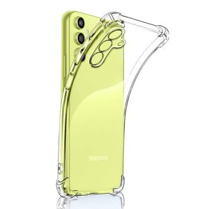 خرید گارد ژله ای شفاف ایربگ دار با محافظ دوربین Samsung Galaxy S24 Plus