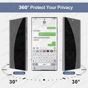 خرید گلس Privacy حریم شخصی تمام صفحه Samsung Galaxy S24 Ultra