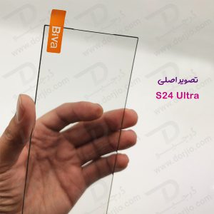 خرید گلس شیشه ای فول چسب Samsung Galaxy S24 Ultra مدل BIVA