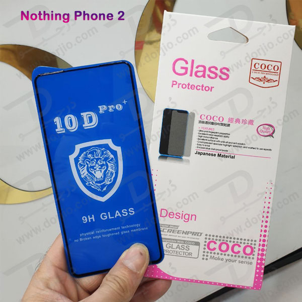 خرید گلس شفاف Nothing Phone 2A مدل 10D Pro