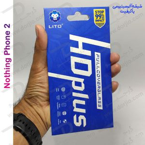 خرید گلس شیشه ای HD Plus تمام صفحه Nothing Phone 2A مارک LITO
