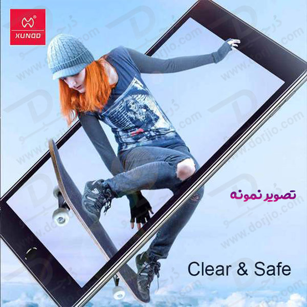 خرید گلس شیشه ای شفاف تبلت iPad Air 2022 مدل AXE Series HD مارک XUNDD