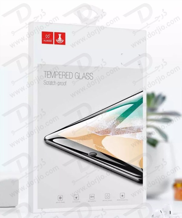 خرید گلس شیشه ای شفاف تبلت iPad Air 5 مدل AXE Series HD مارک XUNDD