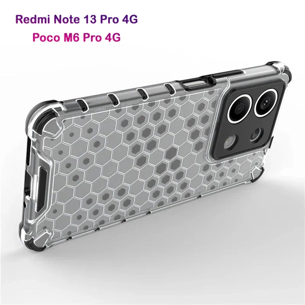 گارد ضد ضربه هیبریدی Xiaomi Redmi Note 13 Pro 4G مدل Honeycomb گارد ضد ضربه هیبریدی Xiaomi Redmi Note 13 Pro 4G مدل Honeycomb