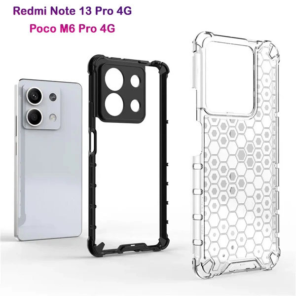 گارد ضد ضربه هیبریدی Xiaomi Redmi Note 13 Pro 4G مدل Honeycomb گارد ضد ضربه هیبریدی Xiaomi Redmi Note 13 Pro 4G مدل Honeycomb