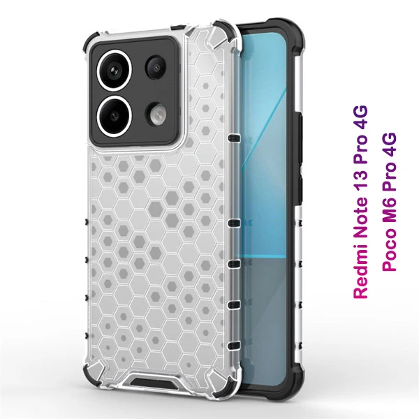 گارد ضد ضربه هیبریدی Xiaomi Redmi Note 13 Pro 4G مدل Honeycomb