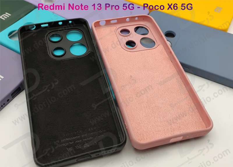 خرید قاب سیلیکونی با پوشش دوربین Xiaomi Poco X6 5G