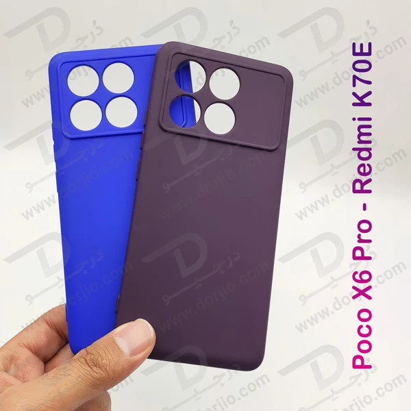 خرید قاب سیلیکونی با پوشش دوربین Xiaomi Poco X6 Pro