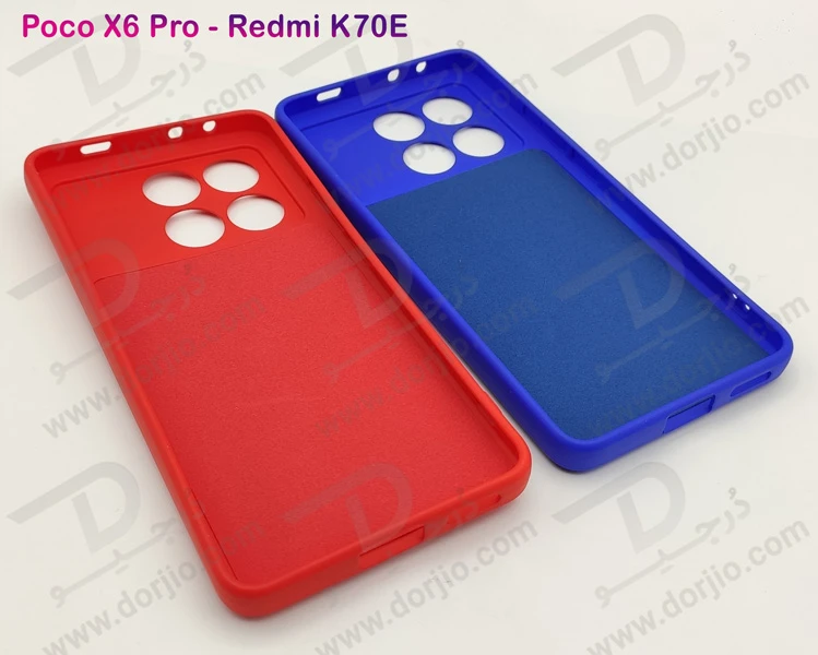خرید قاب سیلیکونی با پوشش دوربین Xiaomi Poco X6 Pro