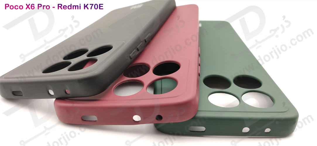 خرید قاب سیلیکونی با پوشش دوربین Xiaomi Poco X6 Pro